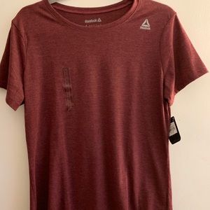 Reebok Rustic Wine Jersey Crewneck Teeshirt
